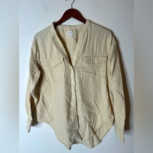 Wilfred Aritzia Size XS Adda Gauzy Long Sleeve Button Up Blouse